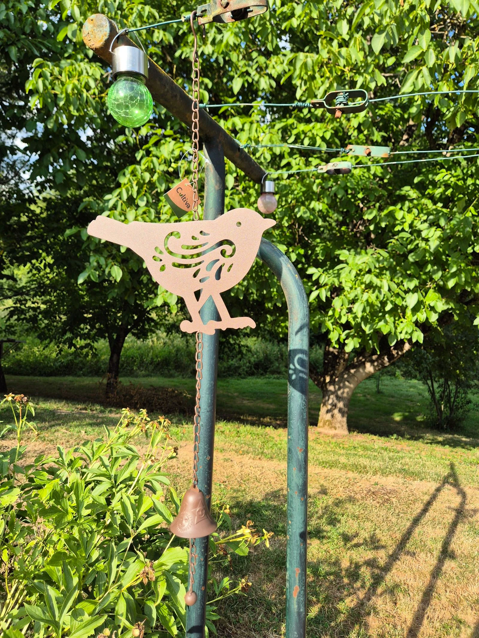 Clochette carillon éolien "oiseau" à suspendre  – photo 3